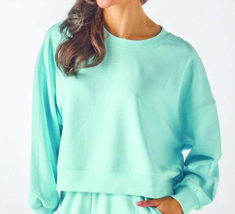 NEW SIMPLY SOUTHERN laney pullover sweatshirt in ice